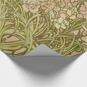 Art Nouveau Alfonse Mucha Bloemanjer bloemen Cadeaupapier (Hoek)