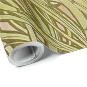 Art Nouveau Alfonse Mucha Bloemanjer bloemen Cadeaupapier (Rol Hoek)