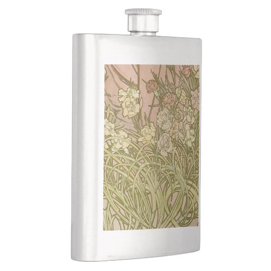 Art Nouveau Alfonse Mucha Bloemanjer bloemen Flacon (Rechts)