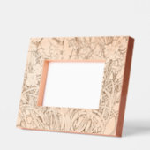 Art Nouveau Alfonse Mucha Bloemanjer bloemen Gegraveerde Lijstjes (Links)