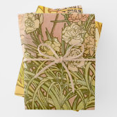 Art Nouveau Alfonse Mucha Bloemanjer bloemen Inpakpapier Vel (In situ)