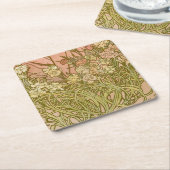 Art Nouveau Alfonse Mucha Bloemanjer bloemen Kartonnen Onderzetters (Schuin)