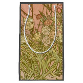 Art Nouveau Alfonse Mucha Bloemanjer bloemen Klein Cadeauzakje (Voorkant)