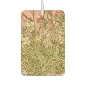 Art Nouveau Alfonse Mucha Bloemanjer bloemen Luchtverfrisser (Voorkant)