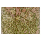 Art Nouveau Alfonse Mucha Bloemanjer bloemen Snijplank (Voorkant)