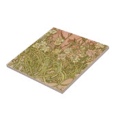 Art Nouveau Alfonse Mucha Bloemanjer bloemen Tegeltje (Zijkant)