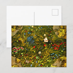 Art Nouveau Alpenweide Briefkaart