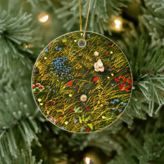 Art Nouveau Alpenweide Keramisch Ornament