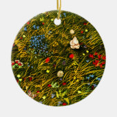 Art Nouveau Alpenweide Keramisch Ornament (Voorkant)