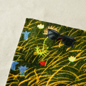 Art Nouveau Alpenweide Strandlaken (In situ)