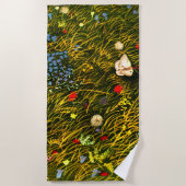 Art Nouveau Alpenweide Strandlaken (Voorkant)