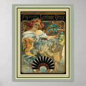 Art Nouveau Alphonse Mucha ad Poster 16 x 20 (Voorkant)