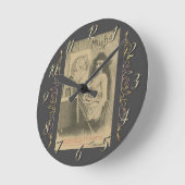 Art nouveau Alphonse mucha art model Ronde Klok (Hoek)