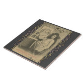 Art nouveau Alphonse mucha art model Tegeltje (Zijkant)