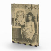 Art nouveau Alphonse mucha art women model Fotoblokken (Rechts)