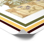 Art Nouveau Alphonse Mucha atomne 12 x 16 Wall Art Poster (Hoek)