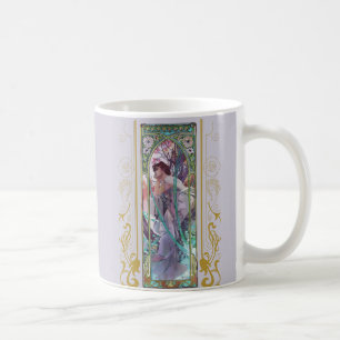 Art Nouveau Alphonse Mucha Avondbeschouwing Koffiemok