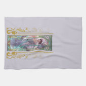 Art Nouveau Alphonse Mucha Avondbeschouwing Theedoek (Horizontaal)