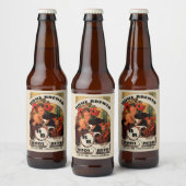  Art Nouveau Alphonse Mucha Bier Etiket (Flessen)