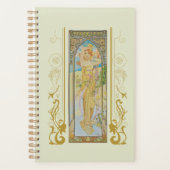 Art Nouveau Alphonse Mucha - De helderheid van de  Planner (Voorkant)