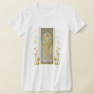 Art Nouveau Alphonse Mucha - De helderheid van de  T-shirt