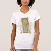 Art Nouveau Alphonse Mucha - De helderheid van de  T-shirt (Voorkant)