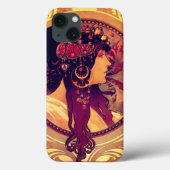 Art nouveau Alphonse Mucha Donna elegant Case-Mate iPhone Case (Achterkant)