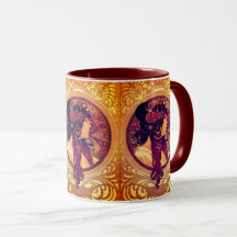 Art nouveau Alphonse Mucha Donna elegant