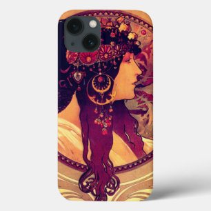 Art nouveau Alphonse Mucha Donna elegante vrouw Case-Mate iPhone Case