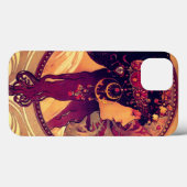 Art nouveau Alphonse Mucha Donna elegante vrouw Case-Mate iPhone Case (Achterkant (horizontaal))