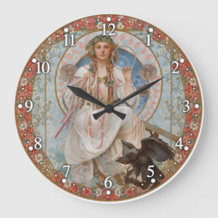 Art Nouveau - Alphonse Mucha Grote Klok