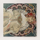  Art Nouveau Alphonse Mucha Illustratie Legpuzzel (Horizontaal)