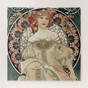  Art Nouveau Alphonse Mucha Illustratie Legpuzzel