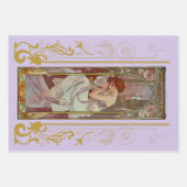 Art Nouveau Alphonse Mucha Inpakpapier Vel (Voorkant 3)