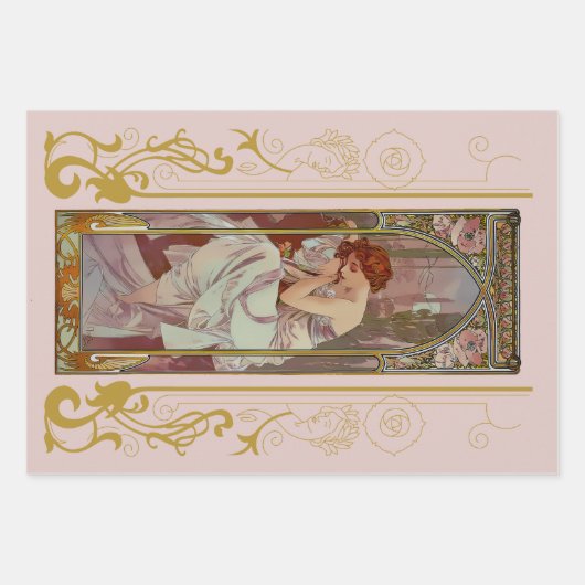 Art Nouveau Alphonse Mucha Inpakpapier Vel (Voorkant 2)