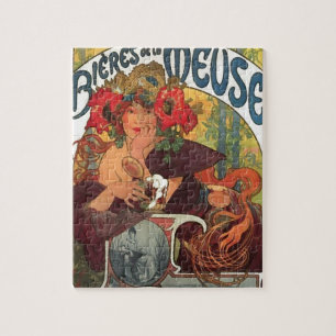 Art Nouveau Alphonse Mucha Legpuzzel