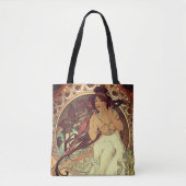 Art nouveau Alphonse Mucha muziek muze elegant Tote Bag (Voorkant)