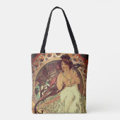 Art nouveau Alphonse Mucha muziek muze elegant Tote Bag (Achterkant)