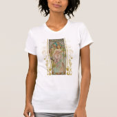 Art Nouveau Alphonse Mucha - Ochtend Ontwaken T-shirt (Voorkant)