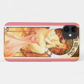 Art nouveau alphonse mucha oman floral perfume Case-Mate iPhone case (Achterkant (horizontaal))