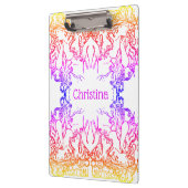 Art nouveau Alphonse Mucha salon kleurrijk Klembord (Links)