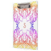 Art nouveau Alphonse Mucha salon kleurrijke girly Klembord (Links)