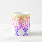 Art nouveau Alphonse Mucha salon vrouw kleurrijk Koffiemok (Center)