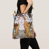 Art Nouveau - Alphonse Mucha - Sarah Bernhardt Tote Bag (Dichtbij)