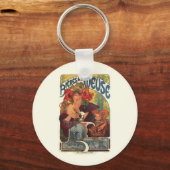  Art Nouveau Alphonse Mucha Sleutelhanger (Voorkant)