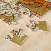 Art Nouveau Alphonse Mucha Spring Puzzle Legpuzzel (Zijkant)