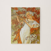 Art Nouveau Alphonse Mucha Spring Puzzle Legpuzzel (Verticaal)