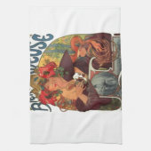 Art Nouveau Alphonse Mucha Theedoek (Verticaal)