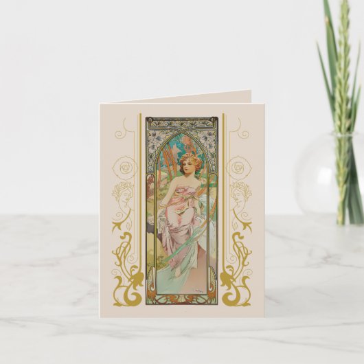 Art Nouveau Alphonse Mucha voor elke gelegenheid (Voorkant)