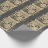 Art nouveau Alphonse mucha vrouw art fotografie Cadeaupapier (Hoek)